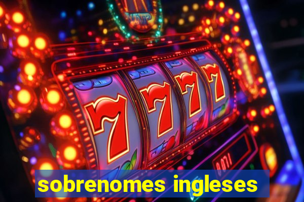 sobrenomes ingleses